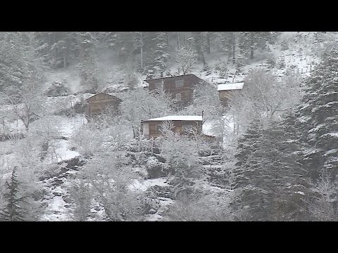 ხულოს მაღალი ზონის სოფლებში, თოვლის საფარი  50 სანტიმეტრია
